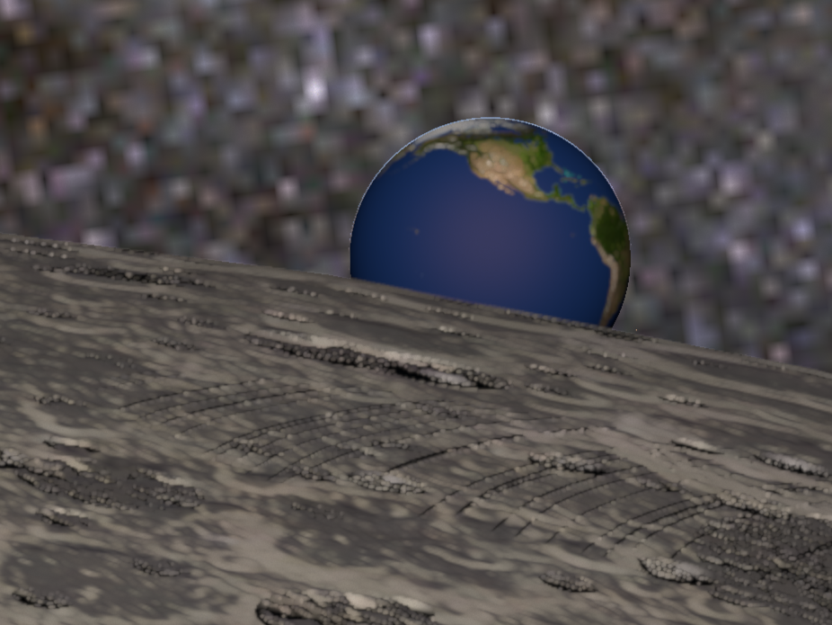 Earthrise from the Moon